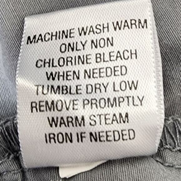 Laura Ashley Gray Cargo Pants Womens size 4 Utility Multi Pocket Casual - Picture 8 of 12